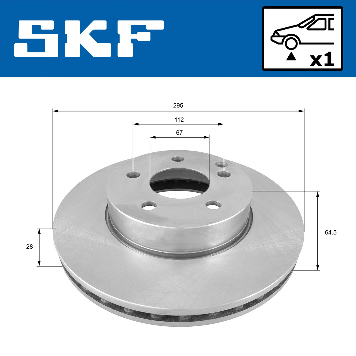 SKF VKBD 80181 V1 Disc frana